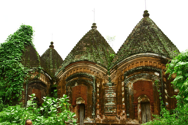 Nature embraces some of the ruined temples, and they look even more stunning.