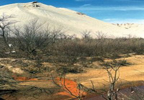 The Tar Creek Superfund site in Picher, Oklahoma in 2008