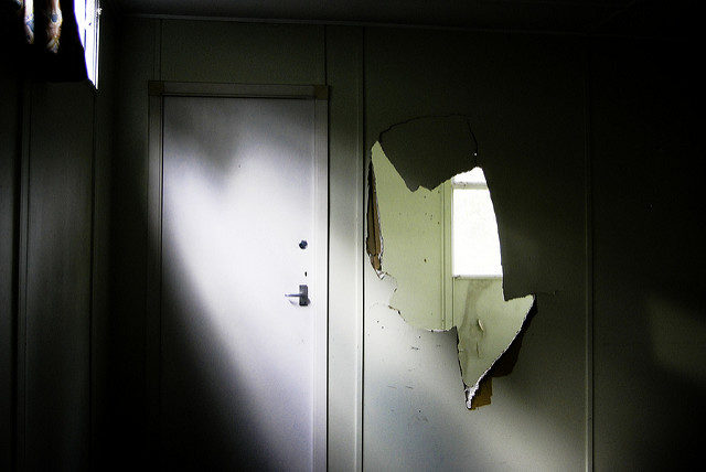 When the door is locked. Author: tomas lewis. CC BY 2.0