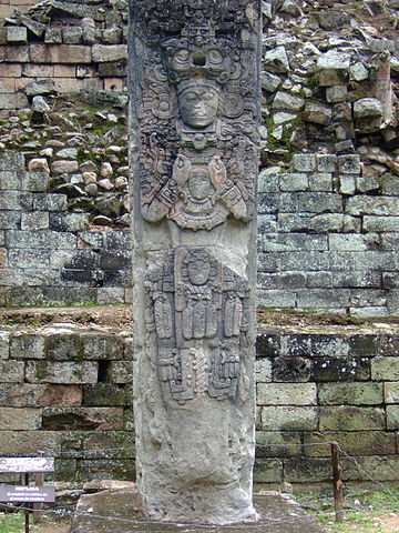 Stela P, depicting K’ak’ Chan Yopaat/ Author: David Ooms – CC BY 2.0