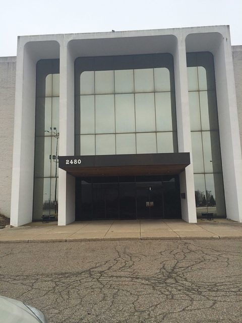 Exterior entrance to former Kaufmann’s at Rolling Acres Mall, also the entrance on “Gold on the Ceiling” single release – Author: UA757 – CC BY-SA 3.0