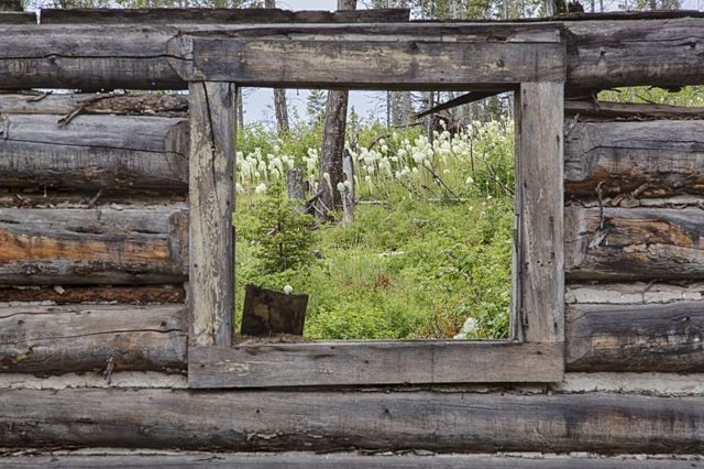 View through a window. Author: Bureau of Land Management – Garnet Ghost Town, Montana Public Domain