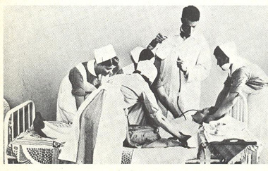 An example of insulin shock therapy. Author: Unknown Public Domain
