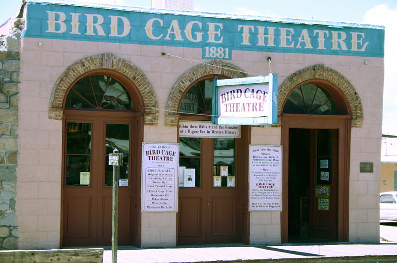Bird Cage Theater An Abandoned And Reopened Original Theater, Saloon