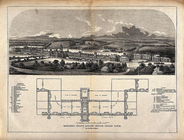 Colney Hatch ground plans. Author: Wellcome Library, London CC BY 4.0