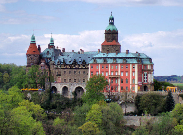 The Książ Castle. Author: Drozdp GFDL
