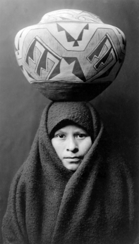 “Zuni girl with jar” (c.1903)