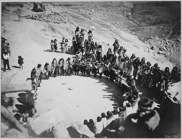 Hopi Women’s Dance, Oraibi village, 1879