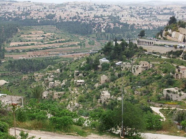 Panoramic view of Lifta Author: יעקב – CC BY-SA 3.0