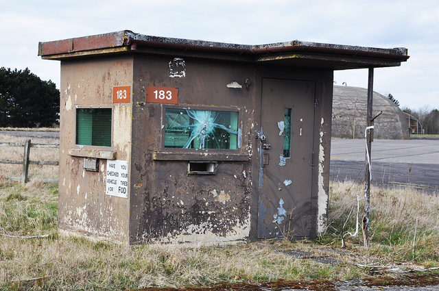 A closed checkpoint. Author: agweightman CC BY-ND 2.0