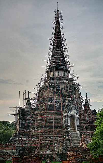 During restoration. Author: Heiko S CC BY 2.0