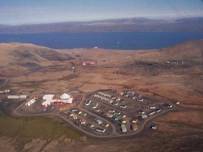 Aerial view of Nanisivik. Author: Loimere. Public Domain