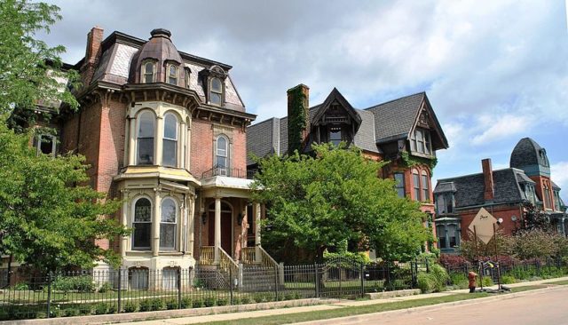 Part of the houses in Brush Park. Author: Elisa.rolle CC BY-SA 4.0