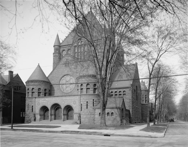 The Presbyterian Church in 1906. Author: Unknown Detroit Publishing Company Public Domain