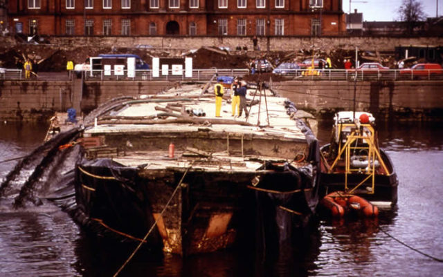 During her recovery. Author: Scottish Maritime Museum CC BY 3.0