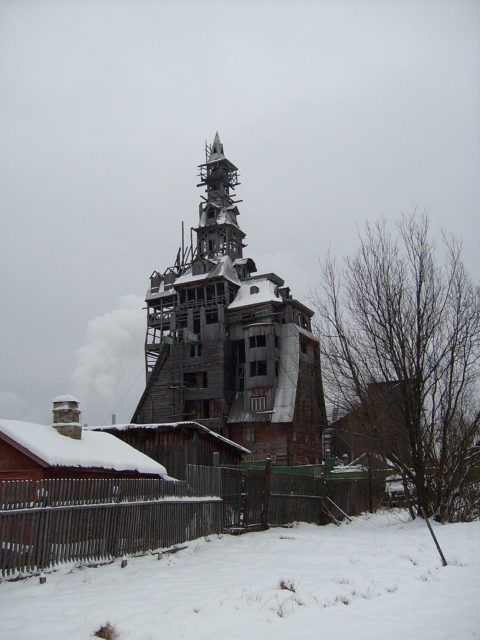 It was considered the tallest wooden house in the world.