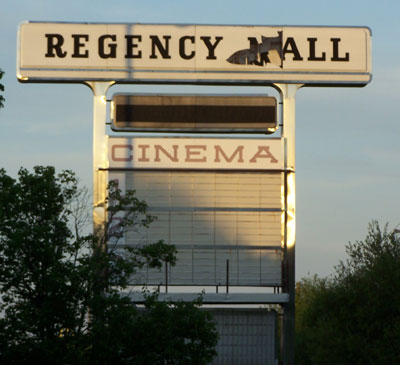 Regency Malls Marquee Sign on Deans Bridge Rd.