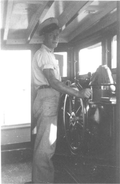 The wheelhouse in 1942. Author: Unknown photographer