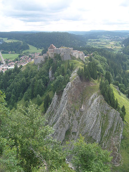 Château de Joux. Author: Ordifana75 CC BY-SA 3.0