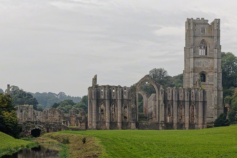 Fountains Abbey these magnificent ruins were the filming location of
