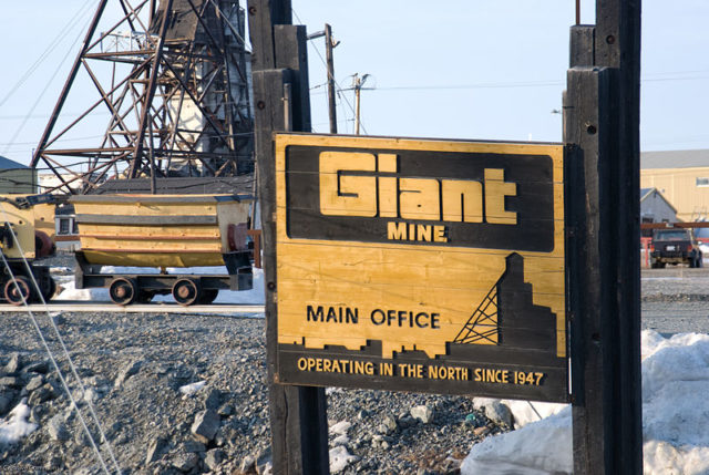 Giant mine main office. Author: Marke Clinger CC BY 2.0