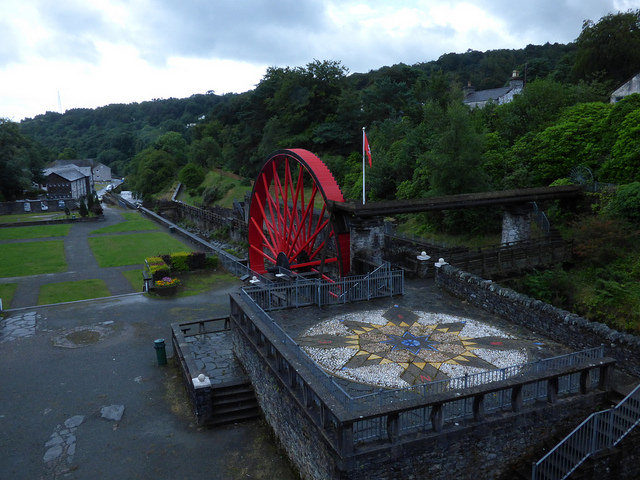 Great Laxey Mine wheel. Author: Jeremy Oakley/ CC BY 2.0