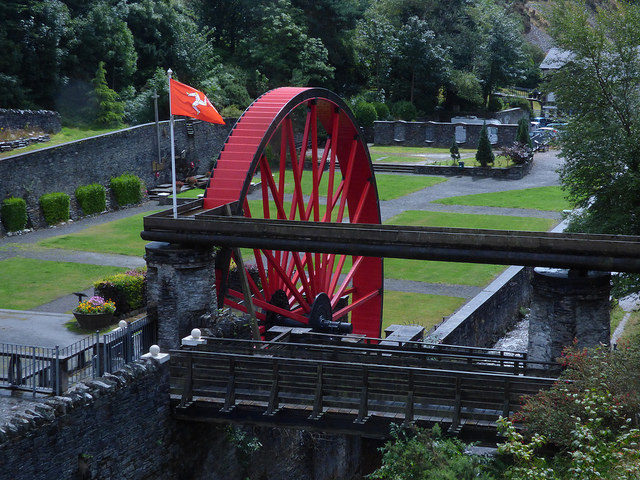 Great Laxey Mine wheel. Author: Jeremy Oakley/ CC BY 2.0