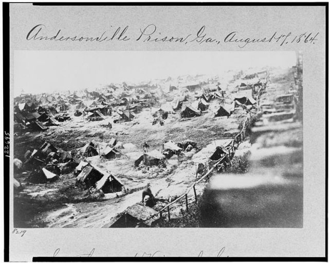 Old photo of Andersonville. Author: Bkwillwm