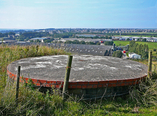 On top of one of the shafts. Author: Tim Green CC BY 2.0