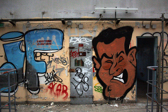One of the graffiti. Author: jolienvandegriendt CC BY-SA 2.0