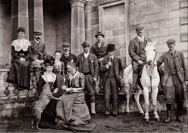 A typical house party of the rich held in Oak Park, approximately 7 miles west of Duckett’s Grove (1901)