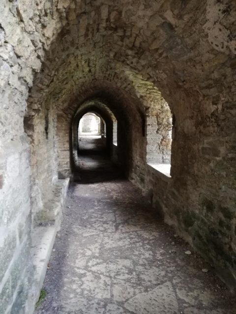 Cloisters to the north of the church