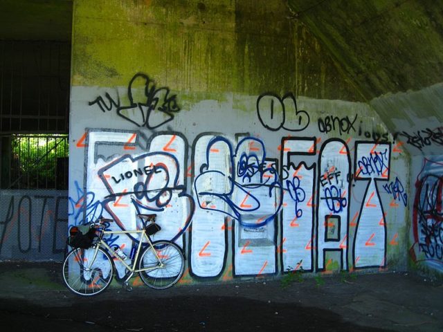 Graffiti, alternative view. Author: Salim Virji CC BY-SA 2.0