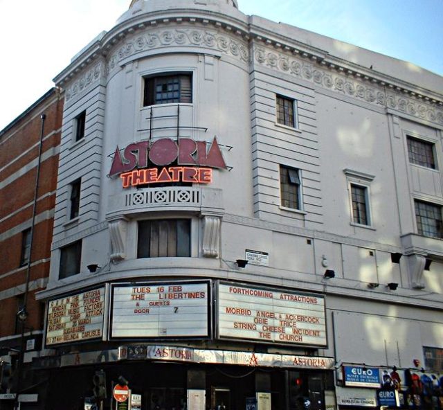 London Astoria. Author: Secretlondon – CC BY-SA 3.0