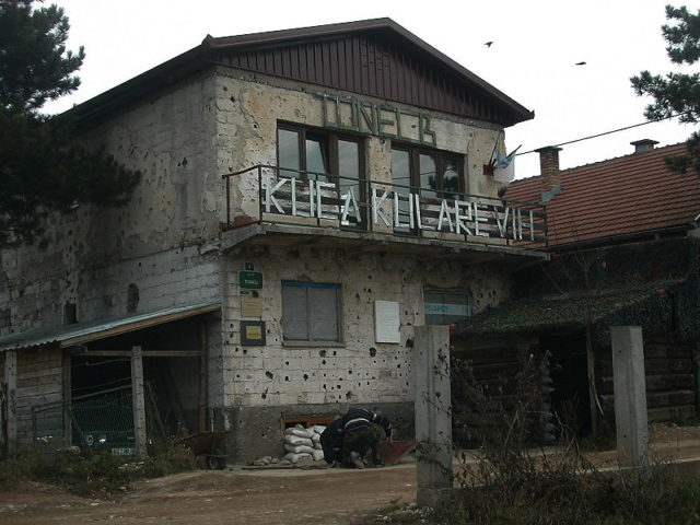 The house where the northern entrance was hidden. Author: Baumi CC BY-SA 3.0