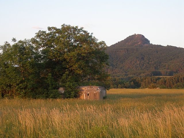 Light pillbox near Srní Potok, Czech Republic