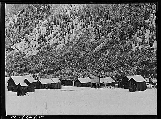 Ashcroft in 1941 during winter/ Author: Marion Post Wolcott Public Domain