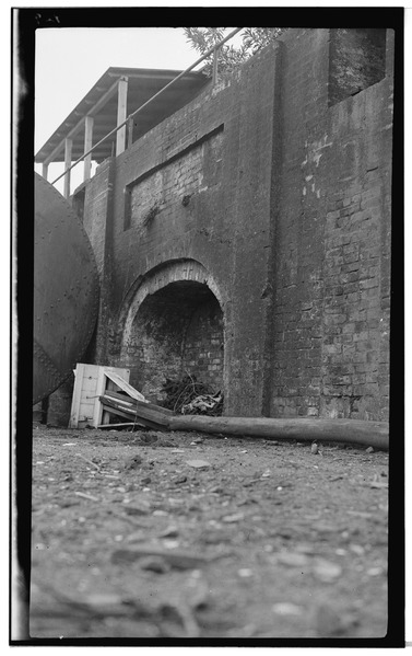 Detail of a castle wall. Author: Historic American Buildings Survey Public Domain