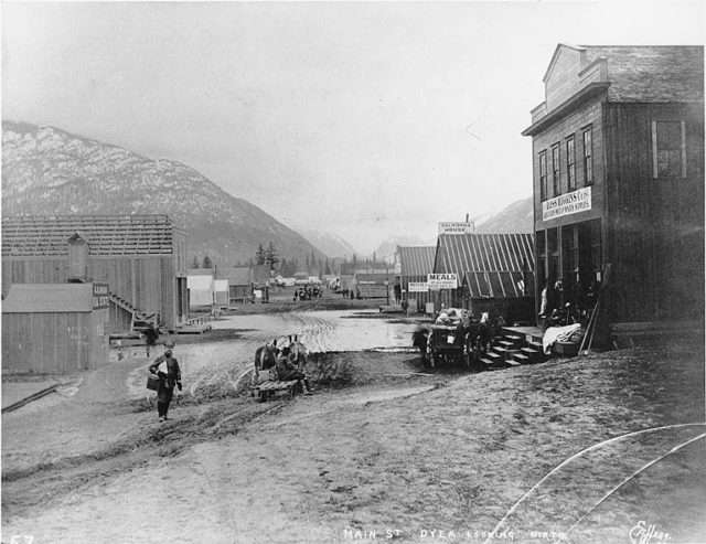 Main St. in Dyea/ Photo by Eric A. Hegg