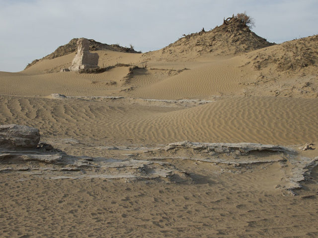 Niya ruins. Author: Vic Swift CC BY-SA 1.0