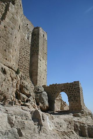A gate to Masyaf Castle