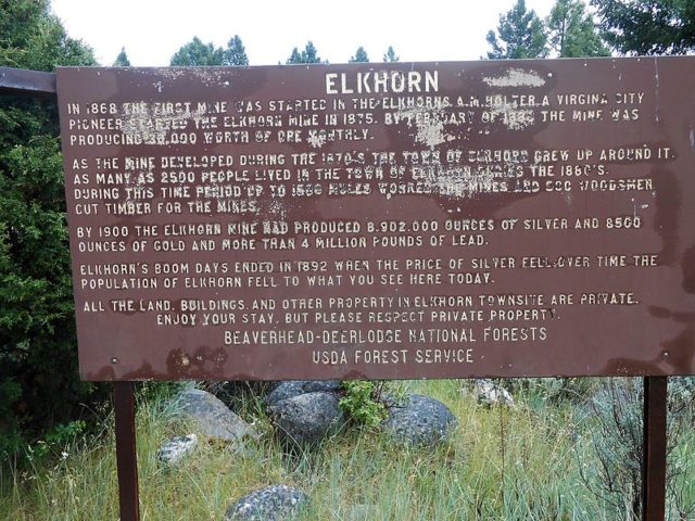 Elkhorn signage/ Author: Montanabw – CC BY-SA 4.0