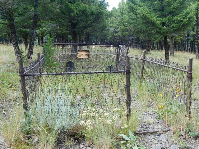 Part of the cemetery/ Author: Montanabw – CC BY-SA 4.0