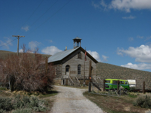 Old Schoolhouse, Unionville, Nevada – Author: Ken Lund – CC BY 2.0