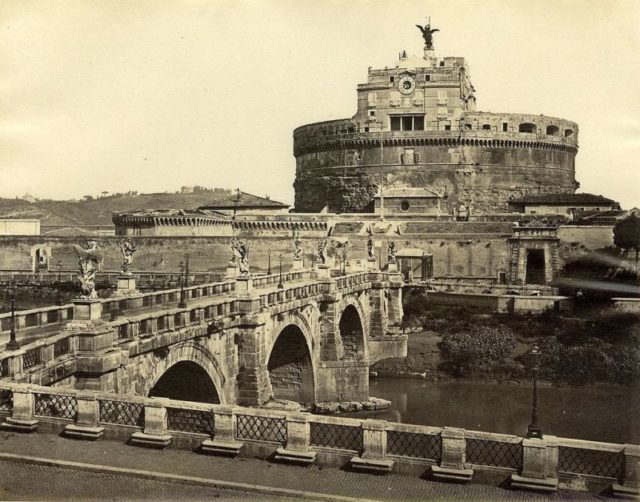Castel Sant’Angelo in 1870.