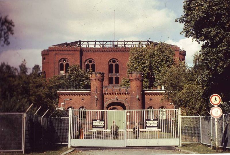 Frontal view of the prison