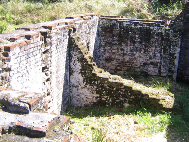 The remains of a stone-walled room.