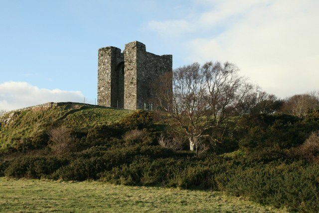 View of the 15th century Audley’s Castle in County Down. Des Colhoun CC BY-NC 2.0