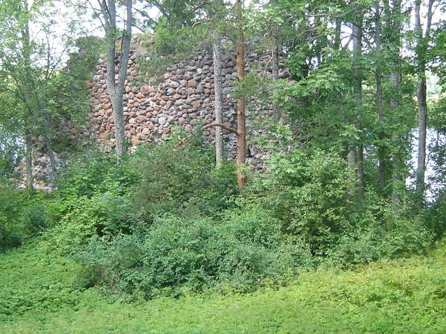 The northern wall from inside