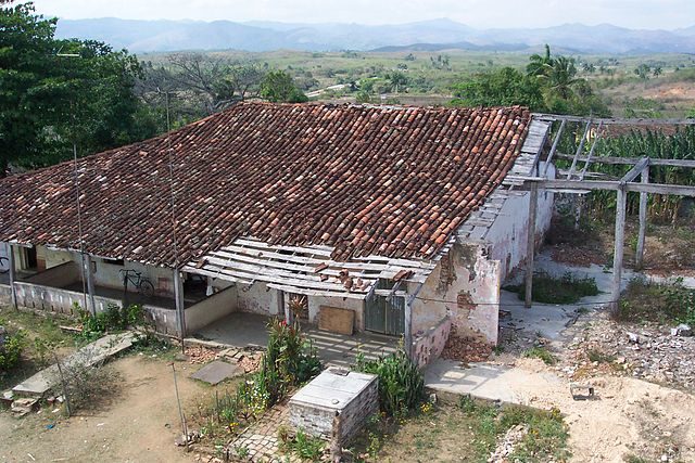 Barracones (slave dwellings) at Manaca Iznaga, Valle de los Ingenios, Cuba